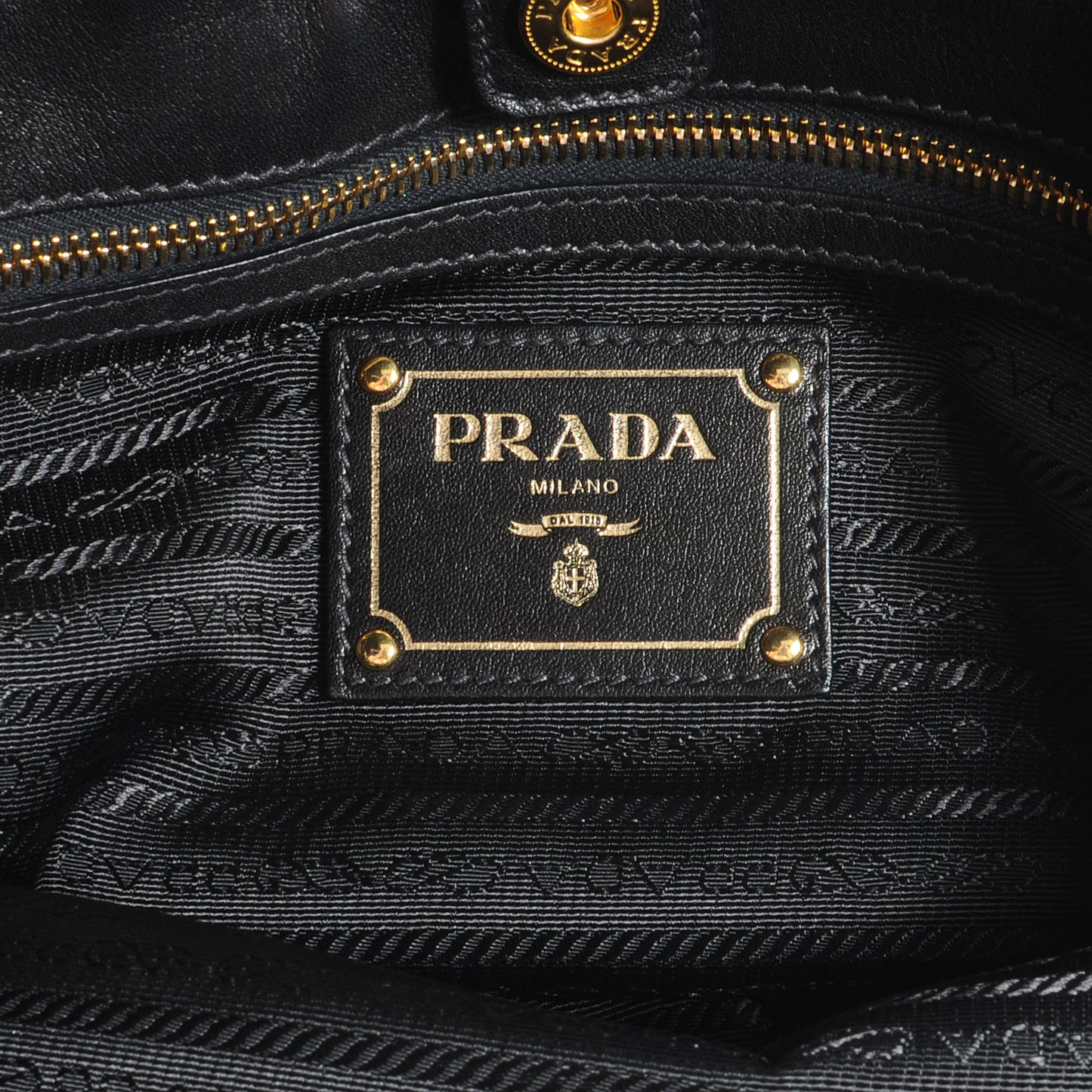 Soft Calf Shopping Tote Nero Black