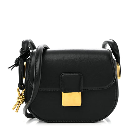 Bottega Veneta Calfskin Mini Desiree Crossbody Bag Black 1 of 10