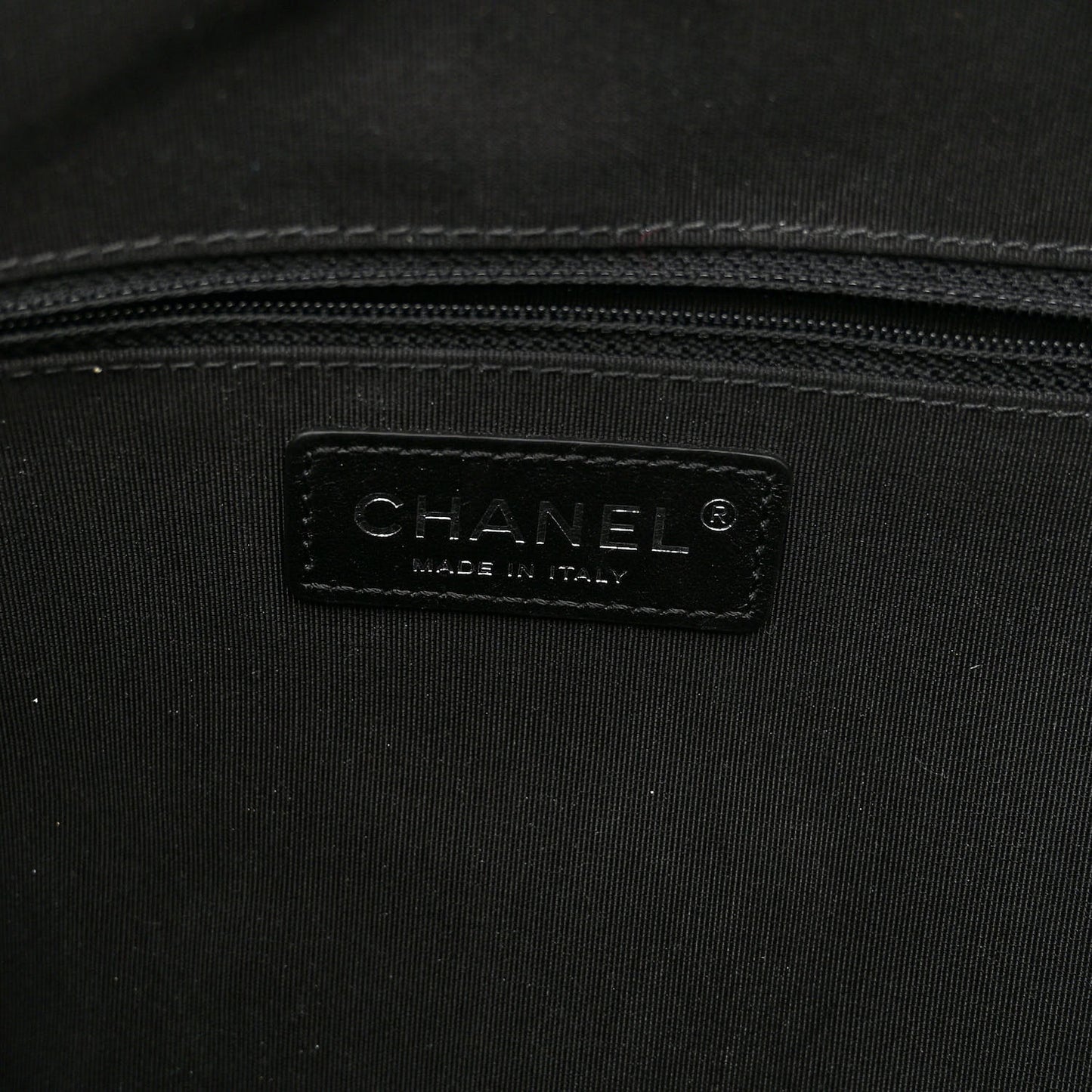 Aged Calfskin Chevron Medium Soft Bowling Bag Black