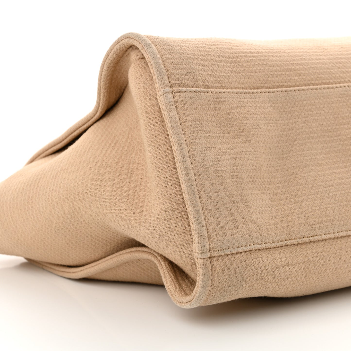 Mixed Fibers Medium Deauville Tote Beige