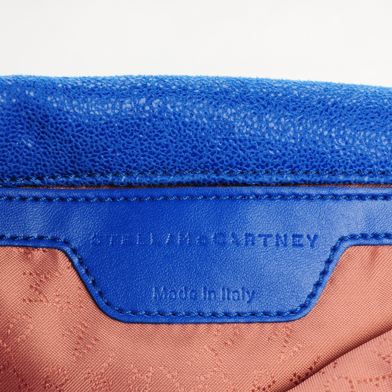 Stella McCartney Shaggy Deer Mini Falabella Tote Blue 6 of 7