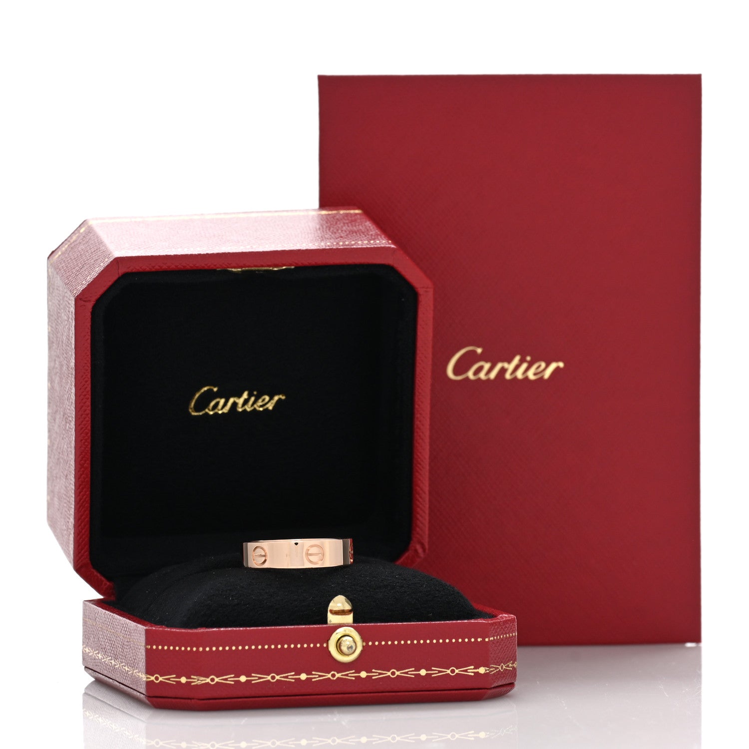Cartier 18K Pink Gold 5.5mm LOVE Ring 62 10 3 of 5