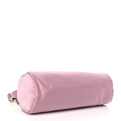 Prada Satin Raso Barrel Pochette Mughetto 4 of 12