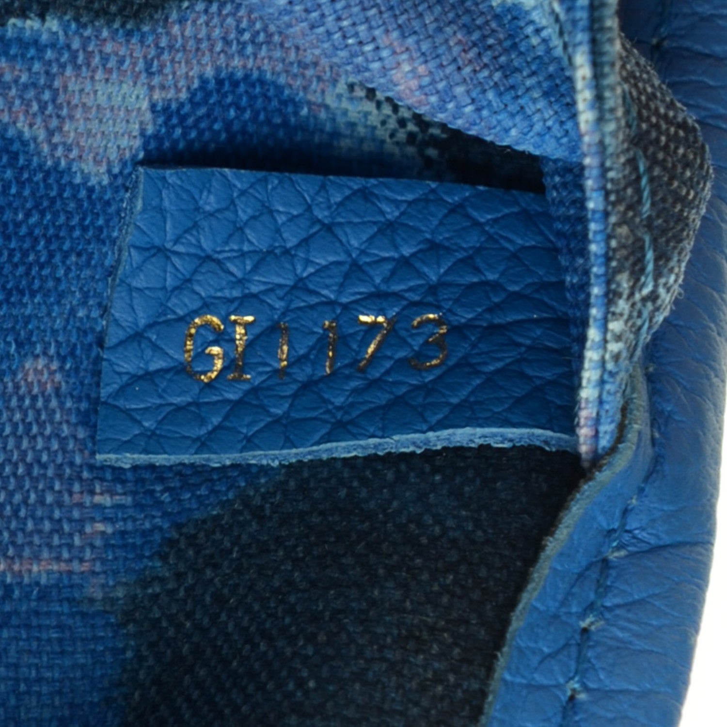 Louis Vuitton Monogram Articles de Voyage Ikat Neverfull MM Grand Blue 7 of 7