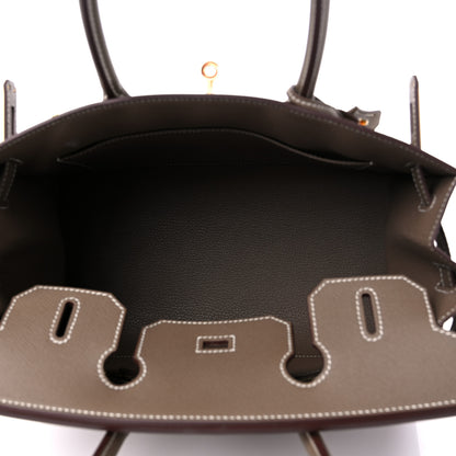 Hermes Epsom Birkin Sellier 30 Etoupe 5 of 9