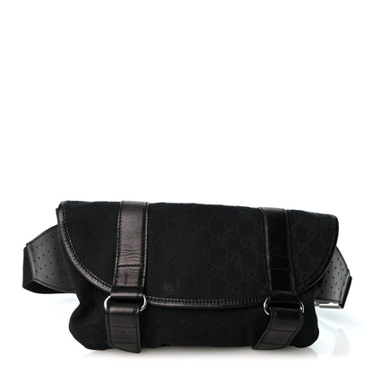 Gucci Monogram Waist Belt Bag Black 1 of 11