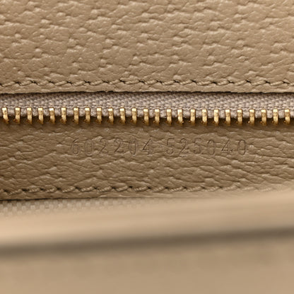 Gucci GG Supreme Monogram Textured Dollar Calfskin Horsebit 1955 Shoulder Bag Beige Mystic White Oatmeal 7 of 10