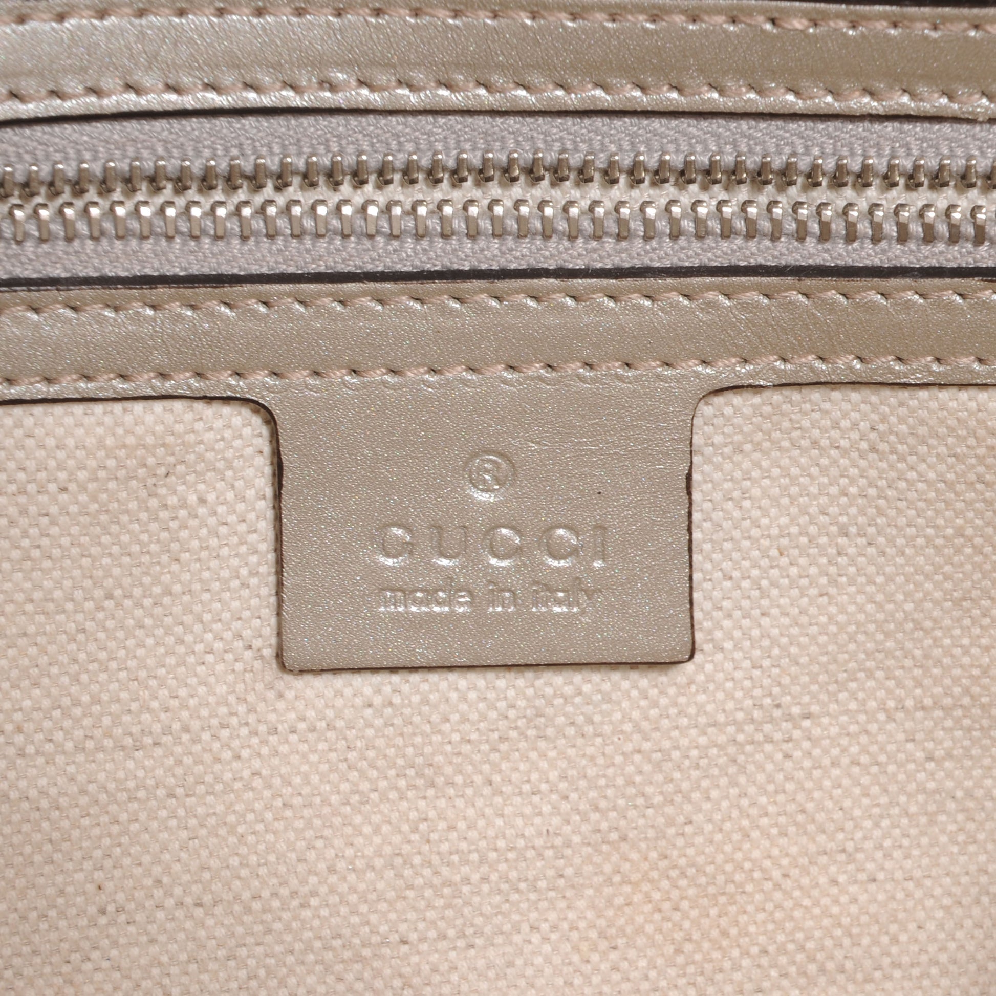 Gucci Imprime Monogram Medium Joy Shoulder Bag Silver 6 of 8