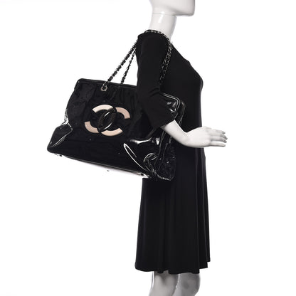 Chanel Vinyl XL Lipstick Tote Black 2 of 26