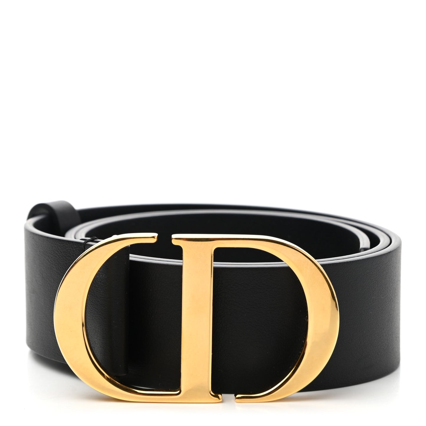 Calfskin CD Belt 70 Black