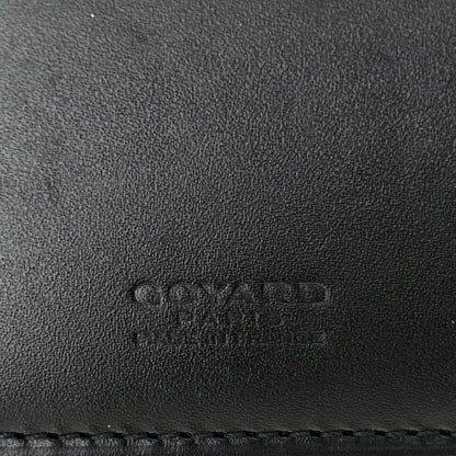 Goyard Goyardine Grenelle Passport Wallet Black Gold 6 of 7