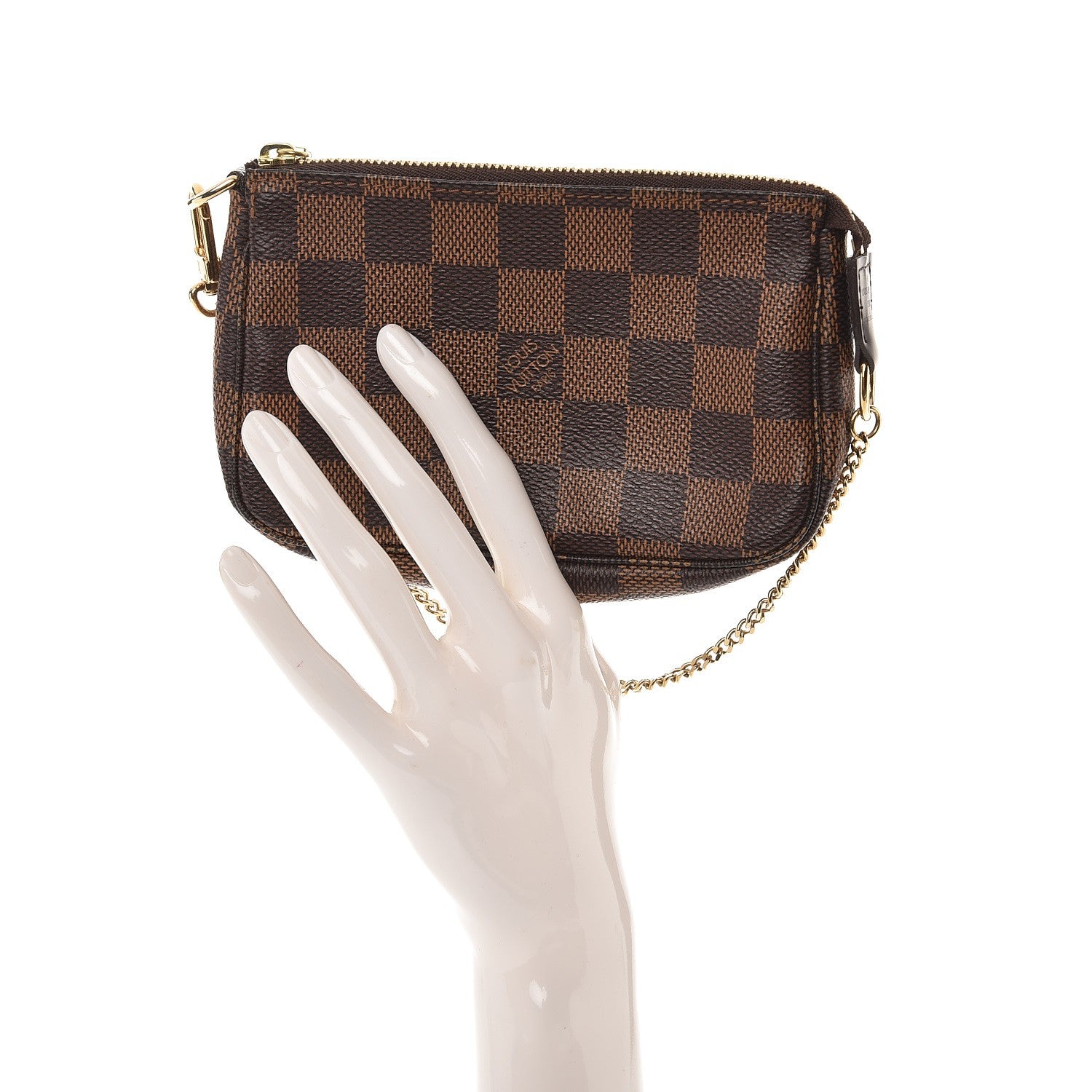 Louis Vuitton Damier Ebene Mini Pochette Accessories 2 of 7
