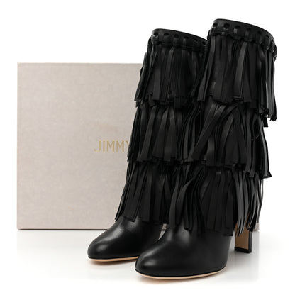 Jimmy Choo Nappa Mystery 100 Boots 38.5 Black 10 of 10