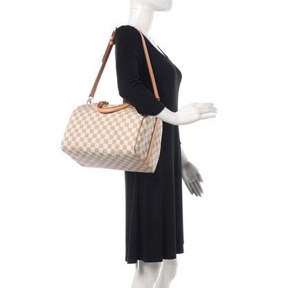 Louis Vuitton Damier Azur Speedy Bandouliere 30 2 of 14