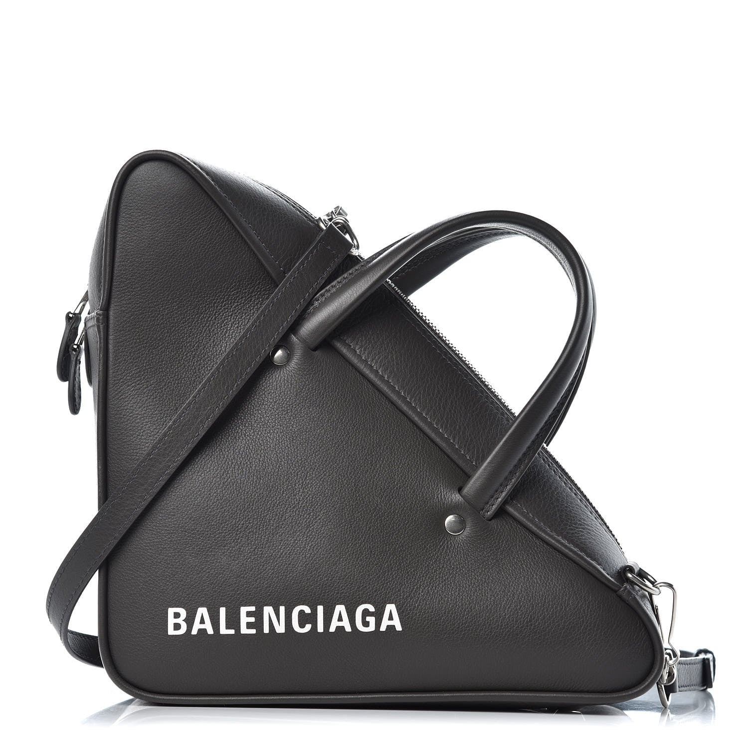 Balenciaga Calfskin S Triangle Duffle Grey 1 of 7
