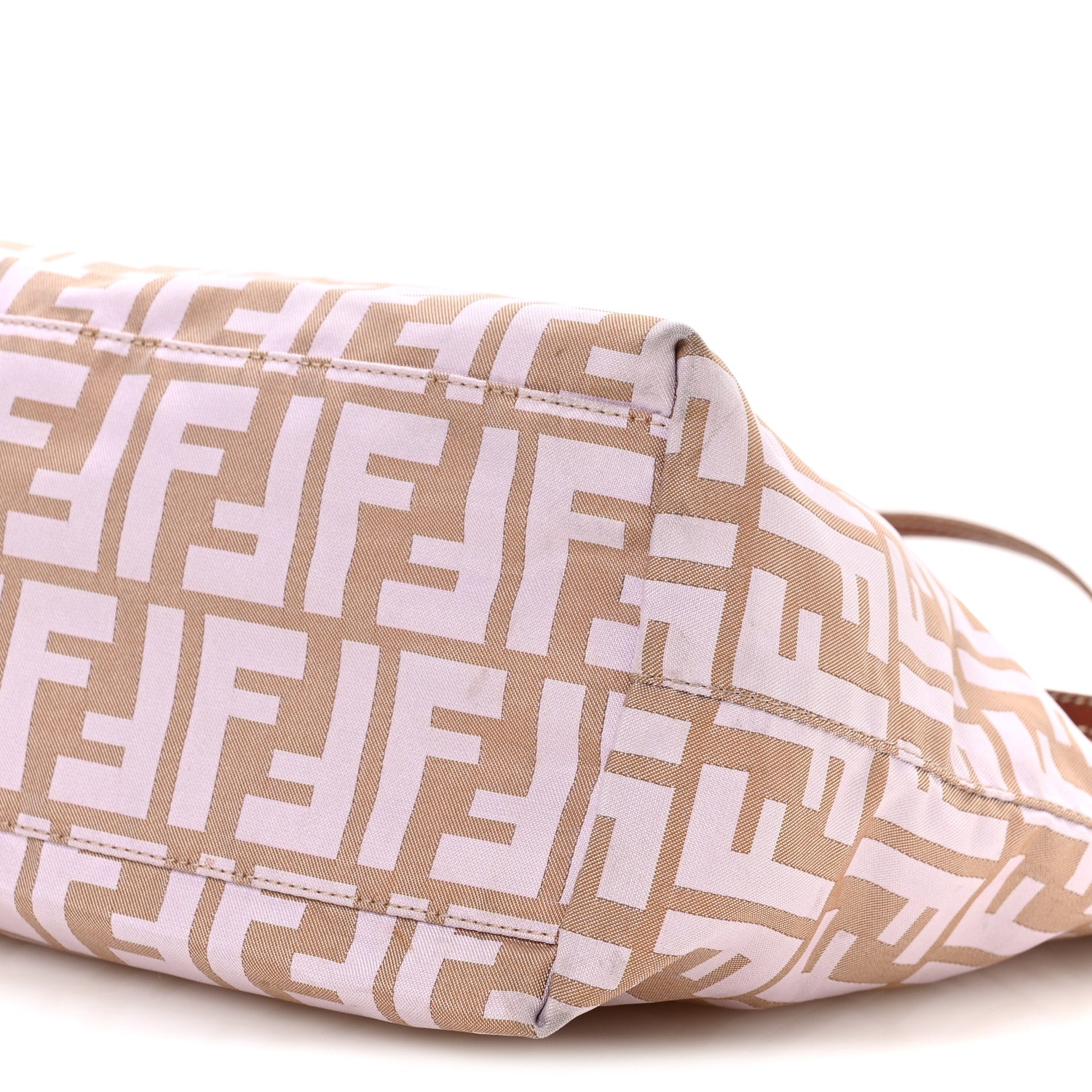 Fendi Zucca Roll Tote Beige Brown 10 of 10