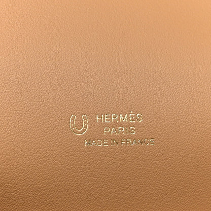 Hermes Swift Horseshoe Kelly Pochette Clutch Nata Biscuit 6 of 11