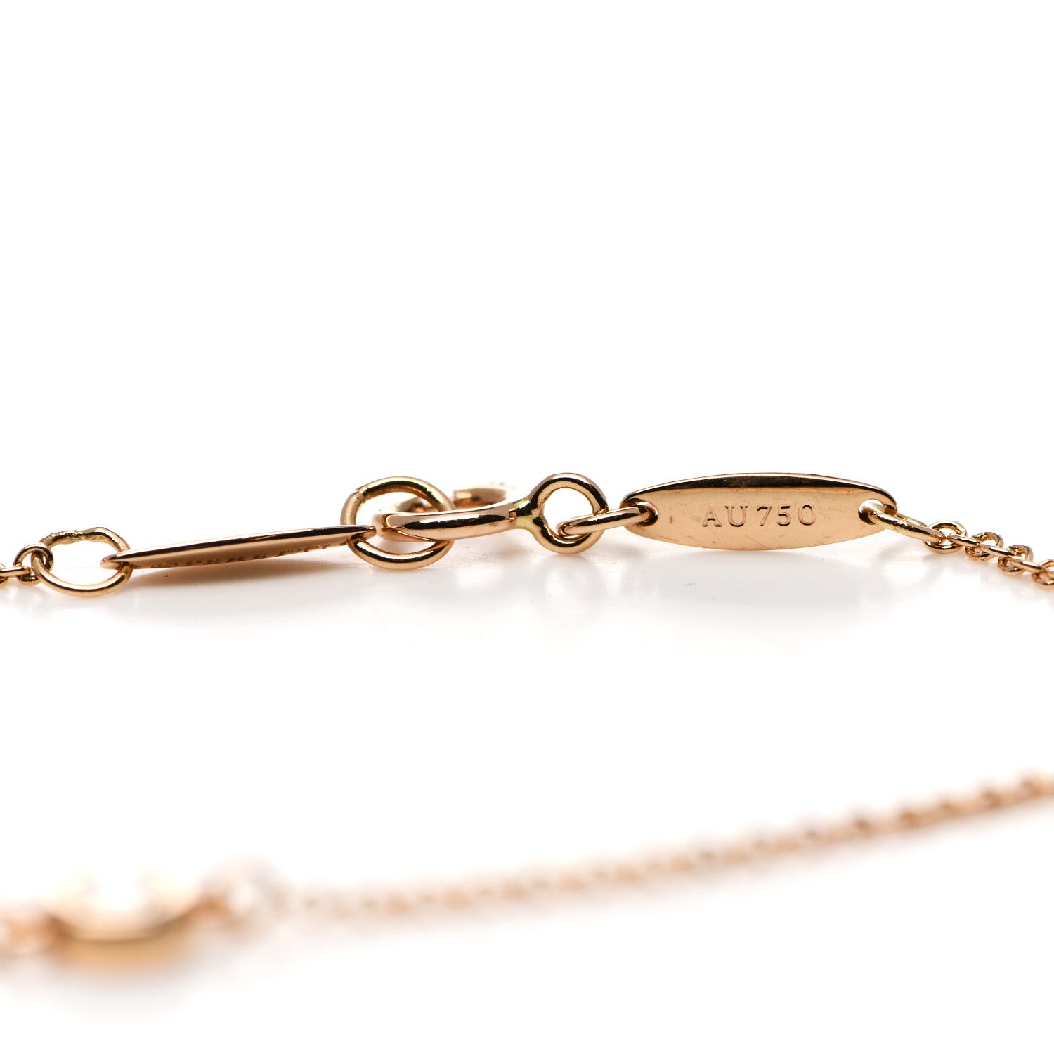 Tiffany 18K Rose Gold Diamond .07ct Elsa Peretti Diamonds by the Yard Bracelet 6 of 6