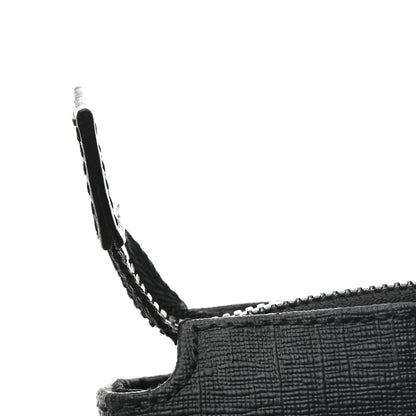 Gucci GG Supreme Monogram Crossbody Messenger Bag Black Grey 13 of 14