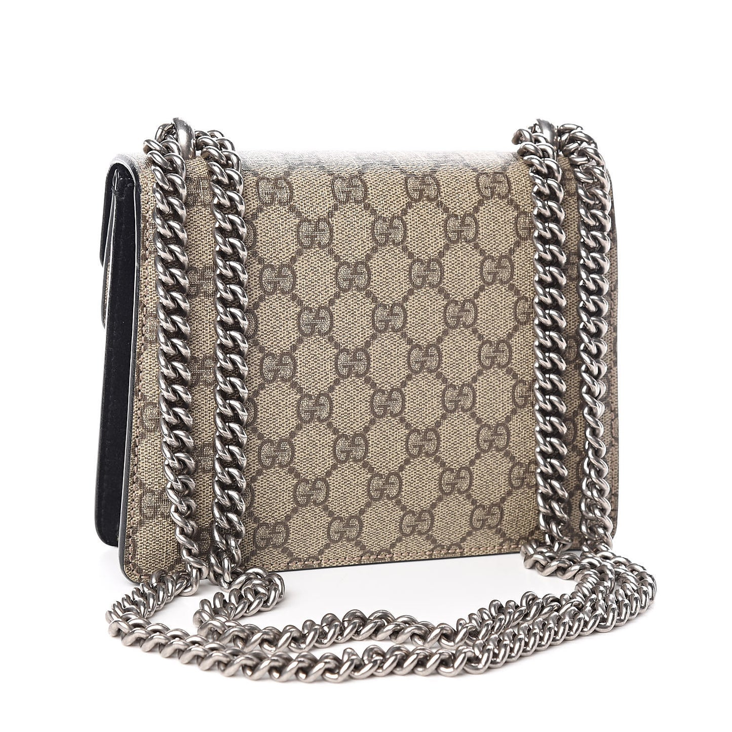 GG Supreme Monogram Mini Dionysus Shoulder Bag Black