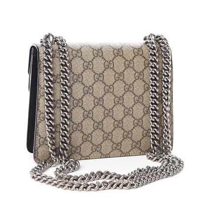 Gucci GG Supreme Monogram Mini Dionysus Shoulder Bag Black 3 of 13