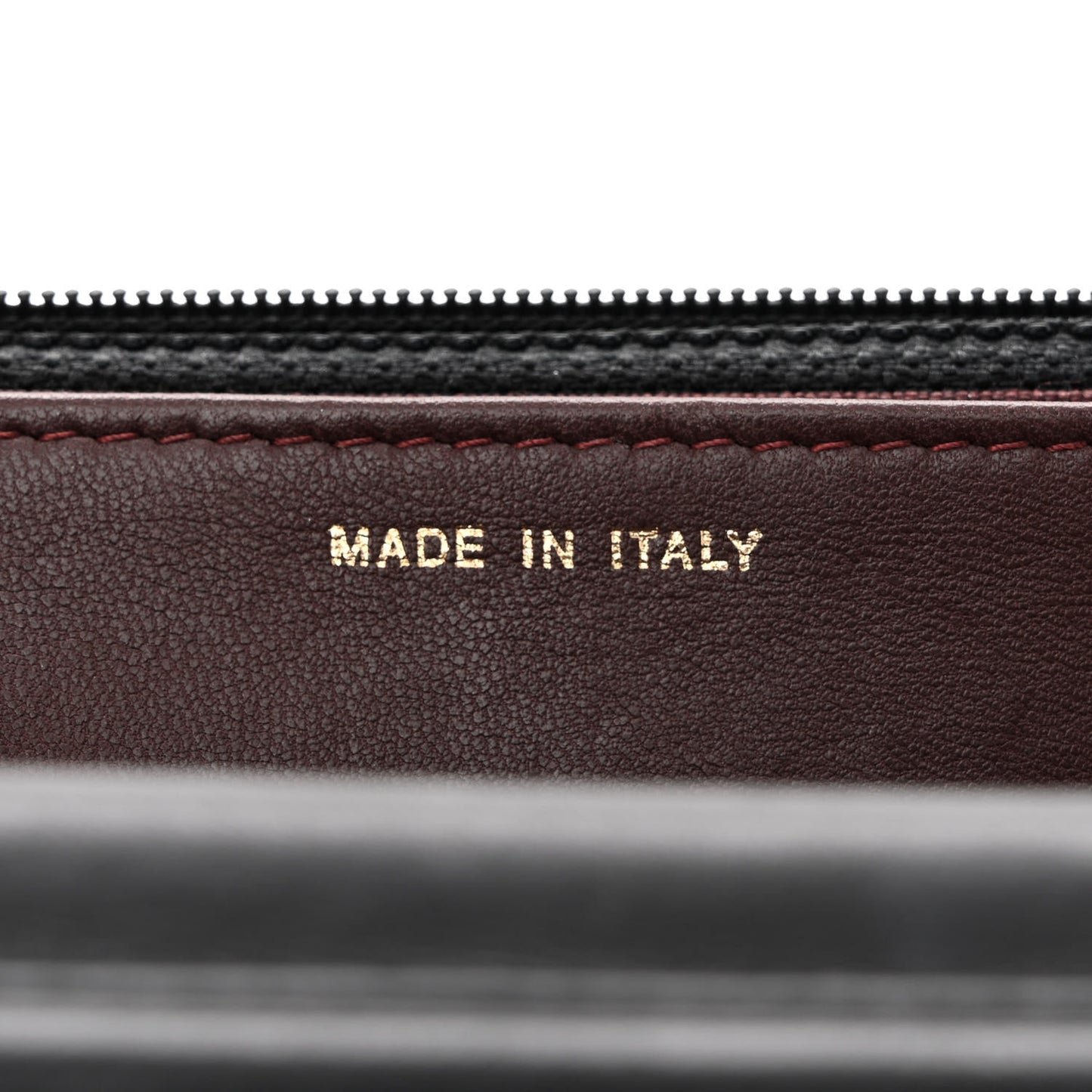 Lambskin Quilted Wallet On Chain WOC Black