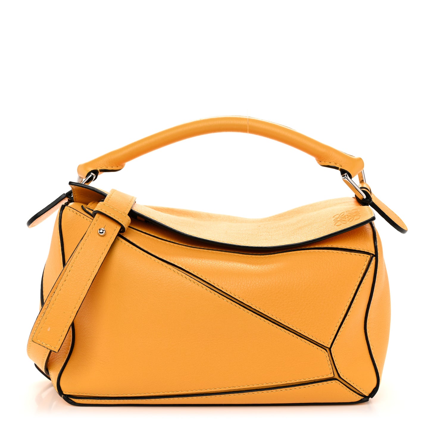 Grained Calfskin Small Puzzle Bag