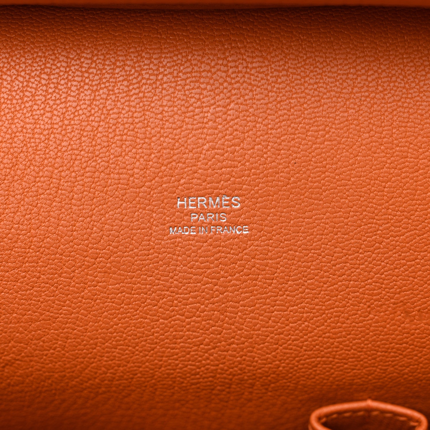 Hermes Taurillon Clemence Jypsiere 28 Orange 6 of 10