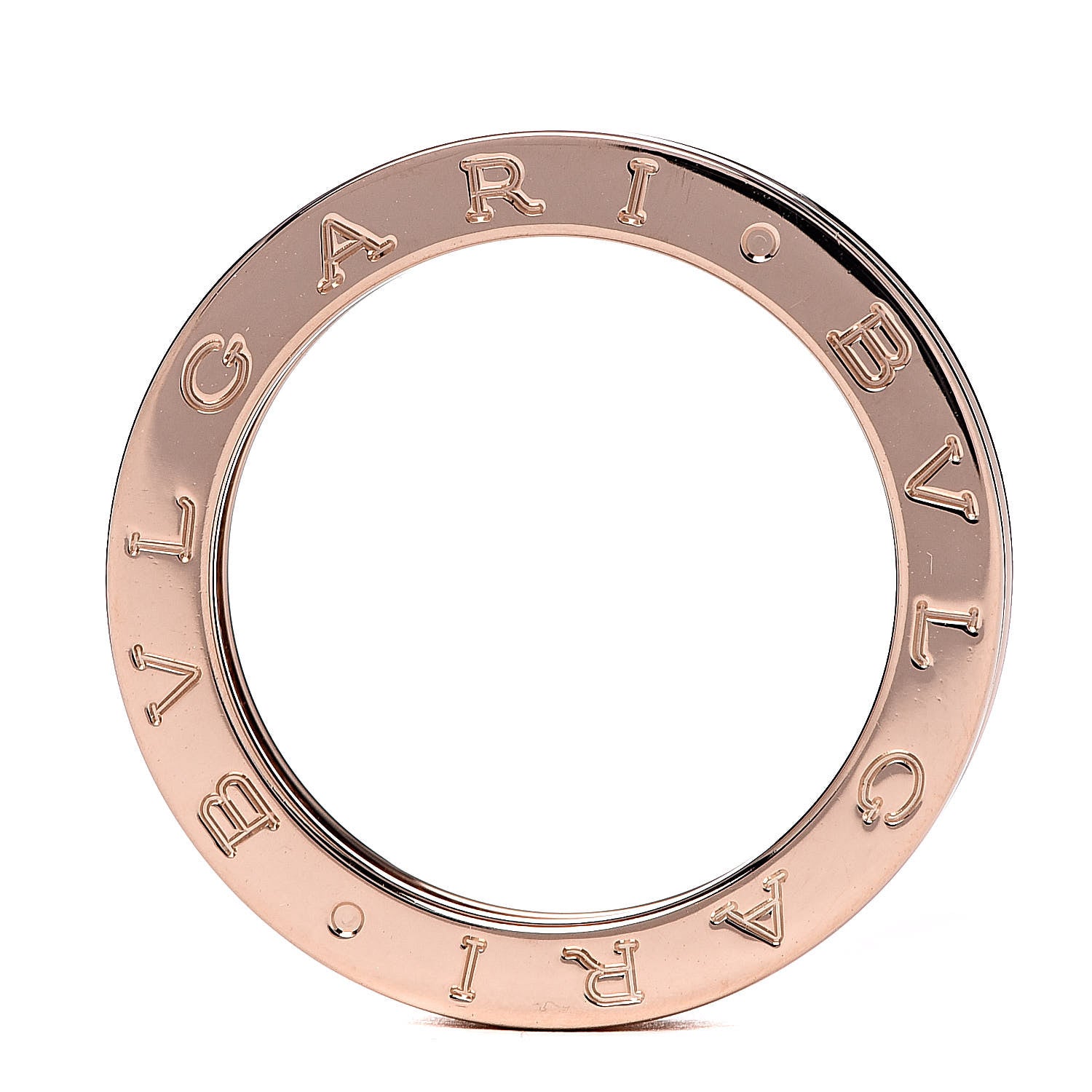 Bulgari 18K Rose Gold B.Zero1 One-Band Ring 57 8 4 of 5