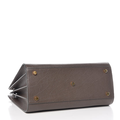 Saint Laurent Grained Calfskin Small Sac De Jour Earth 5 of 10