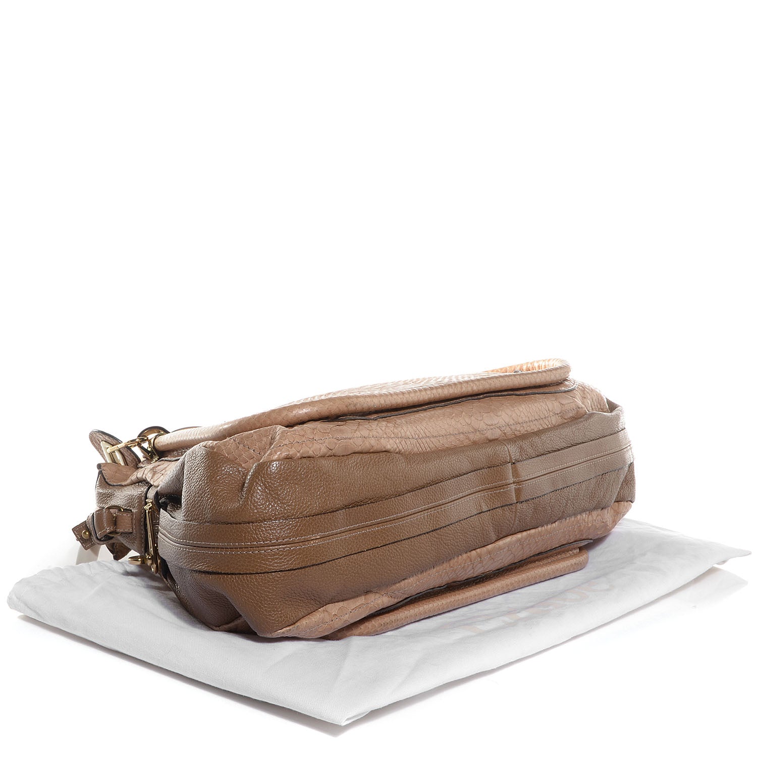Chloe Python Large Paraty Sand 4 of 10