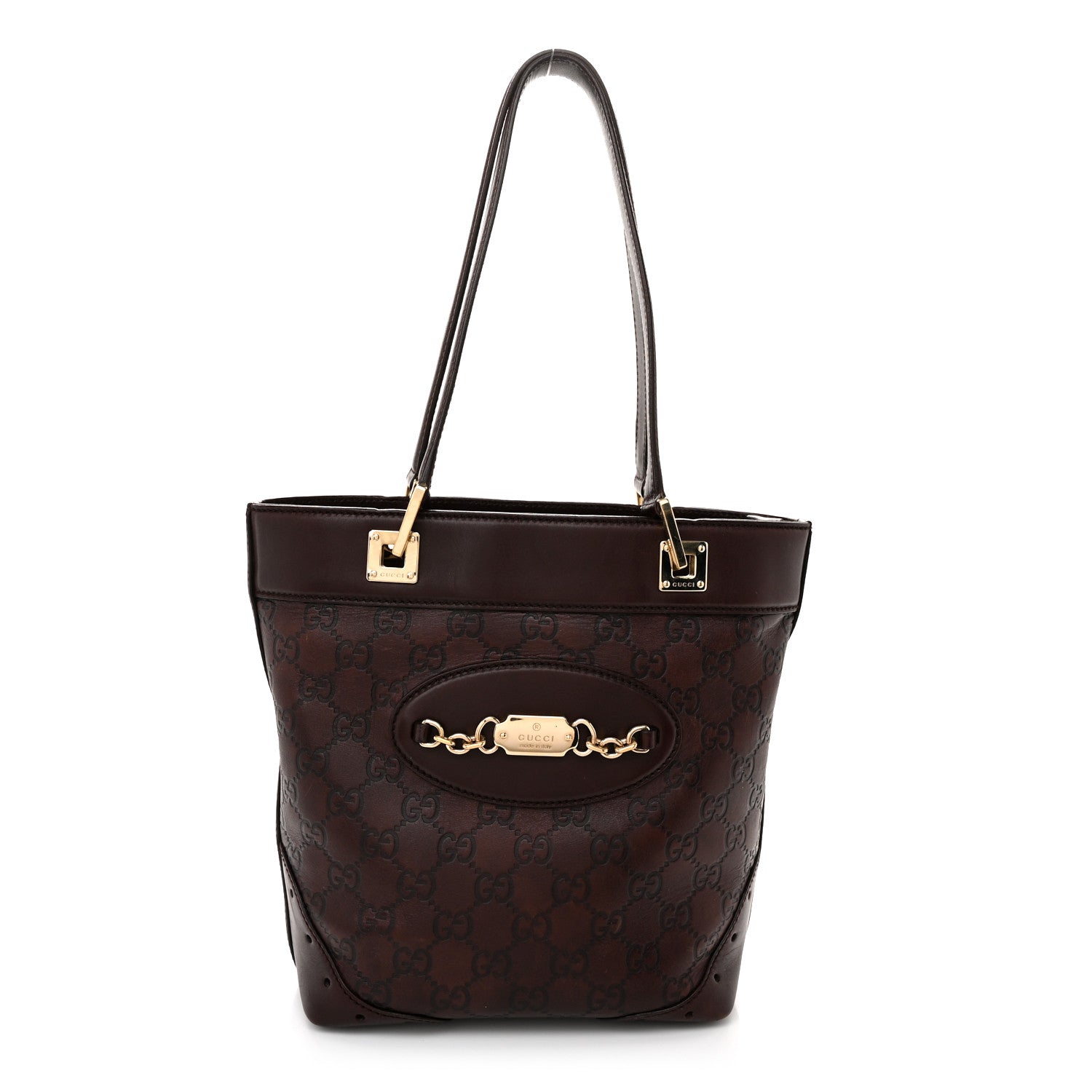 Gucci Guccissima Small Punch Tote Brown 1 of 11