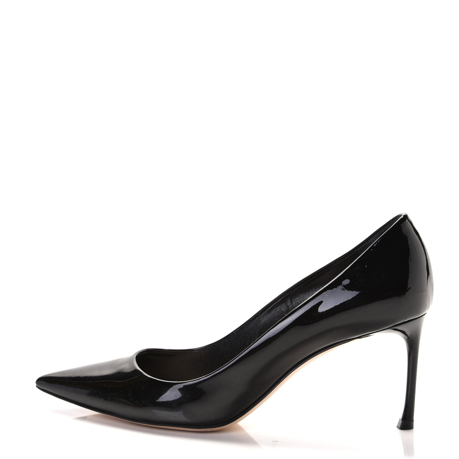 Christian Dior Patent Dioressence Pointed Toe Pumps 39.5 Black 1 of 12