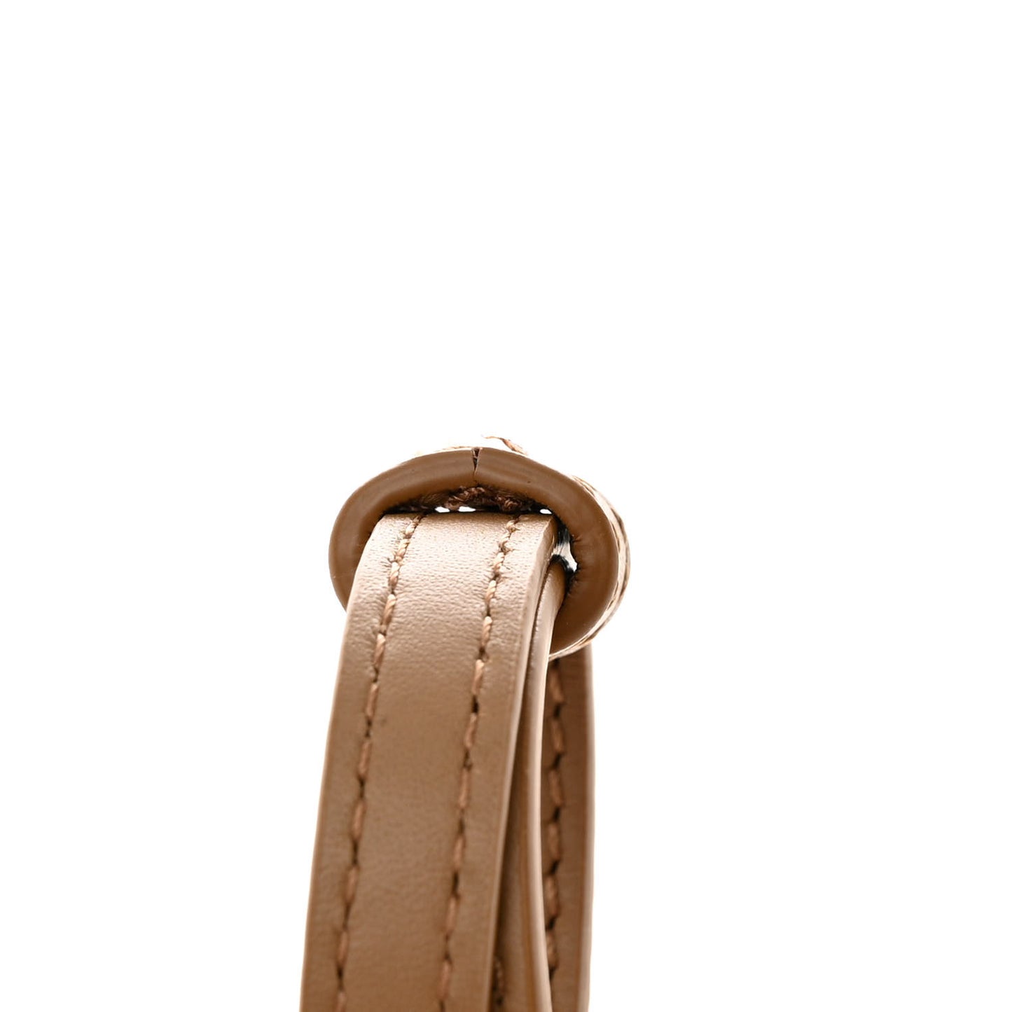 X SUNA FUJITA Satin Calfskin Mini Lemur Puzzle Edge Bag Brown