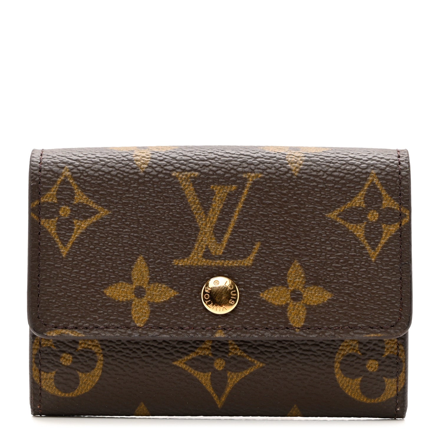 Louis Vuitton Monogram Porte-Monnaie Plat Coin Purse 1 of 6