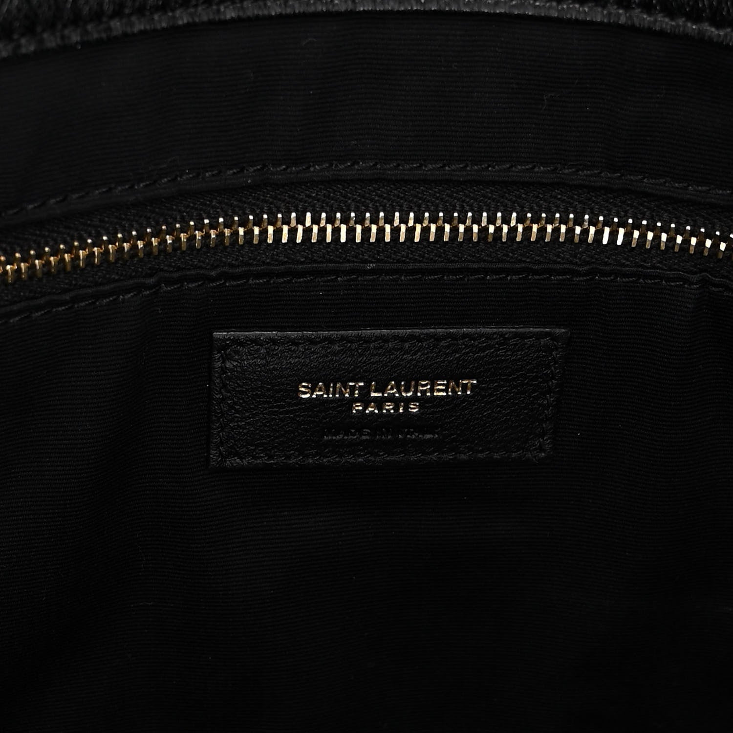 Saint Laurent Lambskin Quilted Maxi Icare Shopping Tote Black 7 of 11