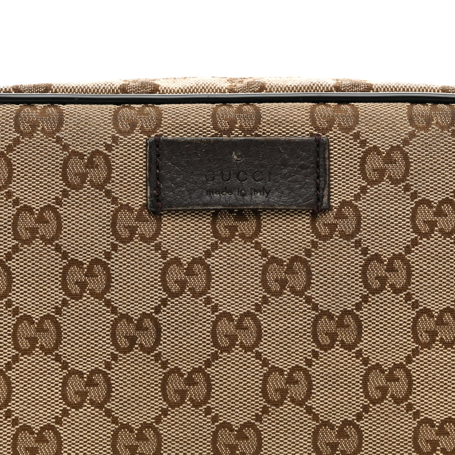 Gucci Monogram Belt Bag Dark Brown 8 of 10