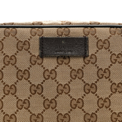 Gucci Monogram Belt Bag Dark Brown 8 of 10