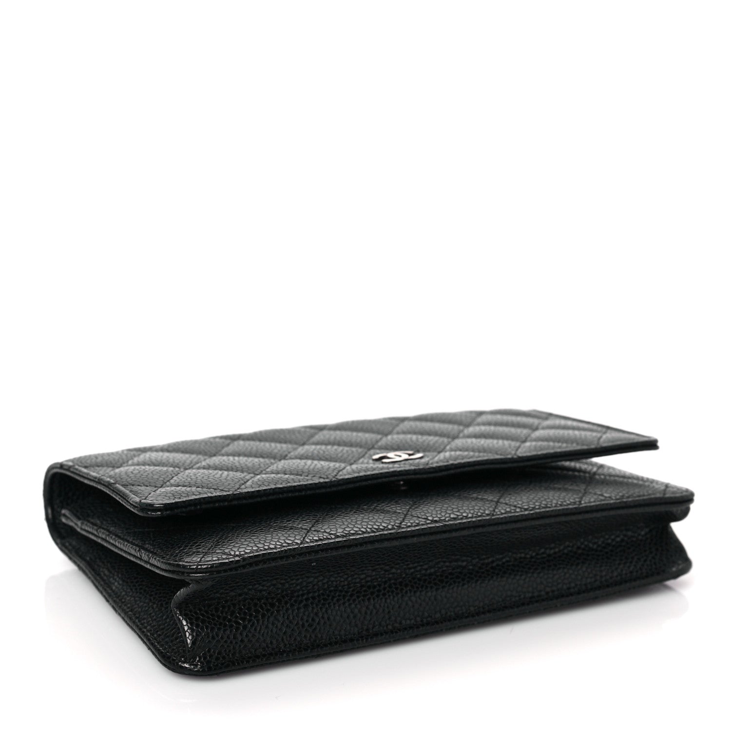 Chanel Caviar Quilted Wallet On Chain WOC Black 4 of 7