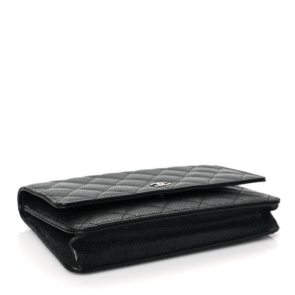 Chanel Caviar Quilted Wallet On Chain WOC Black 4 of 7