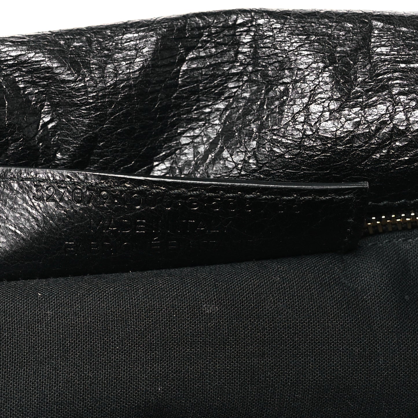 Agneau Giant 12 Gold Hardware Envelope Strap Clutch Black