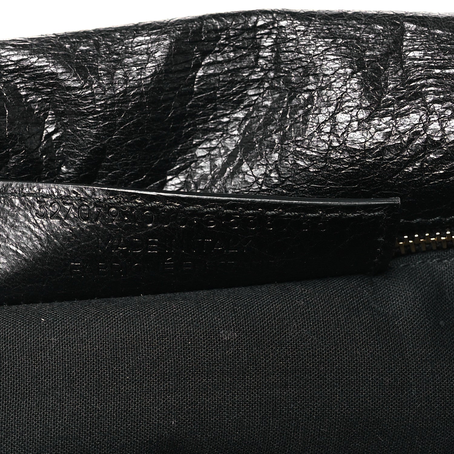 Balenciaga Agneau Giant 12 Gold Hardware Envelope Strap Clutch Black 6 of 8