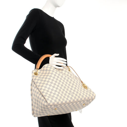 Louis Vuitton Damier Azur Artsy MM 2 of 9
