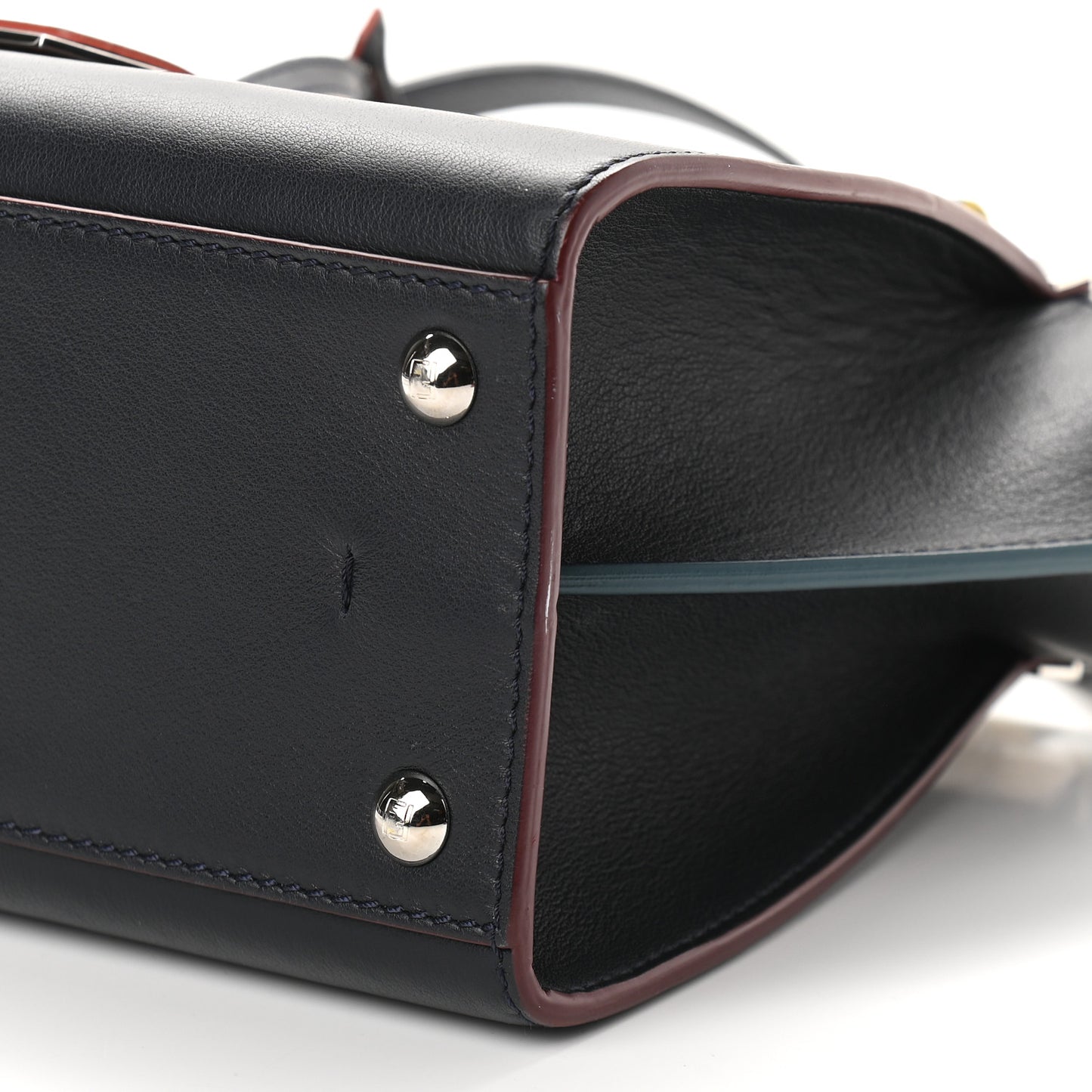 Vitello Dolce Mini 3jours Tote Blue Notte