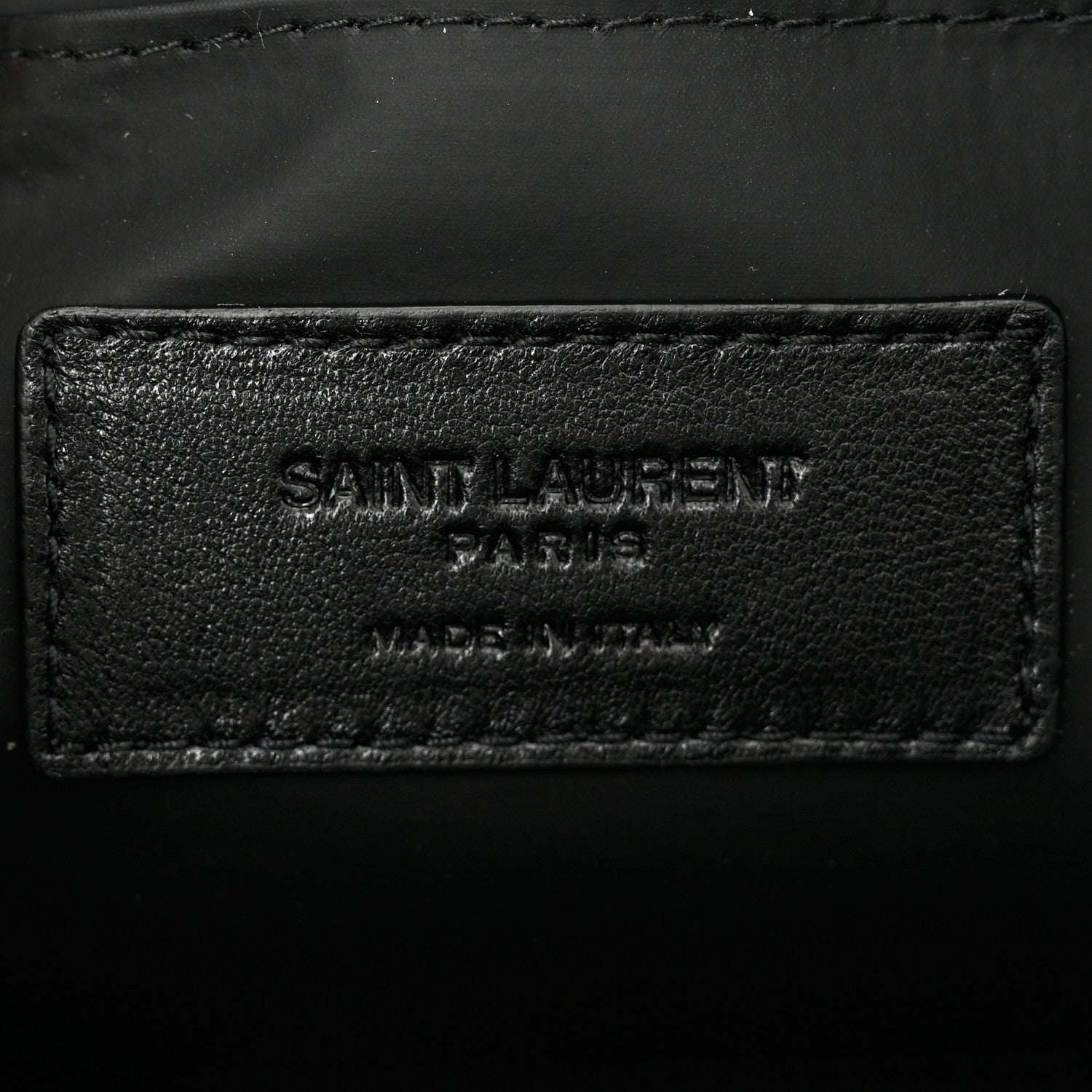 Saint Laurent Grain De Poudre Cosmetic Case Black 6 of 8