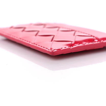 Bottega Veneta Patent Intrecciato Portacard Card Holder Candy Stripe 9 of 10