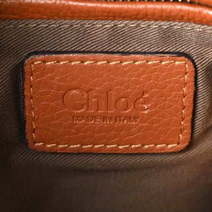 Chloe Calfskin Braided Medium Marcie Double Carry Tan 6 of 10