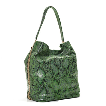 Stella McCartney Faux Python Bailey Boo Hobo Green 3 of 8