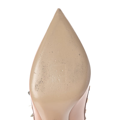 Valentino Garavani Nappa Rockstud 100mm Pumps 38.5 Soft Noisette Poudre 11 of 19