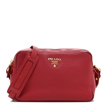 Prada Vitello Phenix Camera Bag Rosso 1 of 10